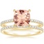 18KY Morganite Luxe Viviana Diamond Bridal Set (1/2 ct. tw.), smalltop view