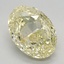 4.28 Ct. Fancy Intense Yellow Oval Lab Grown Diamond