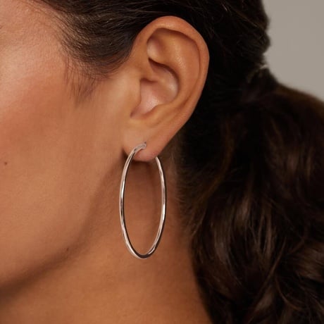 2mm Large Perfect Hoop Earrings
