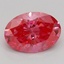 1.59 Ct. Fancy Vivid Pink Oval Lab Grown Diamond