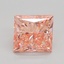 2.02 Ct. Fancy Vivid Pink Princess Lab Grown Diamond