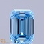 1.93 Ct. Fancy Vivid Blue Emerald Lab Grown Diamond