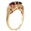 The Iryna Ring, smalltop view on a hand