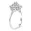 The Heidy Ring, smalltop view on a hand