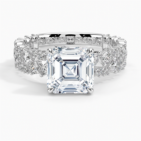 Unique Snow Inspired Diamond Ring