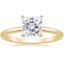 18K Yellow Gold Petite Elodie 1.5mm Ring, smalltop view