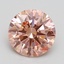 2.03 Ct. Fancy Intense Pink Round Lab Grown Diamond
