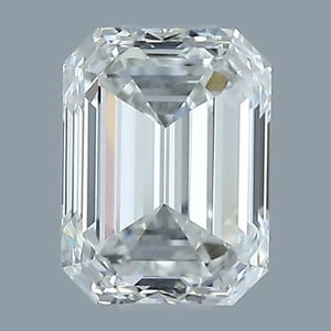 Emerald diamond — real photo