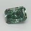 2.70 Ct. Fancy Vivid Green Radiant Lab Grown Diamond