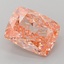 12.09 Ct. Fancy Vivid Pink Cushion Lab Grown Diamond