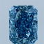 2.14 Ct. Fancy Vivid Blue Radiant Lab Grown Diamond