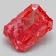 3.06 Ct. Fancy Vivid Red Radiant Lab Grown Diamond