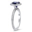 The Gisele Ring, smalltop view on a hand
