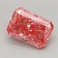 1.01 Ct. Fancy Vivid Pink Radiant Lab Grown Diamond