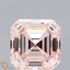 3.01 Ct. Fancy Intense  Pink Asscher Lab Grown Diamond