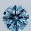 2.02 Ct. Fancy Vivid Blue Round Lab Grown Diamond