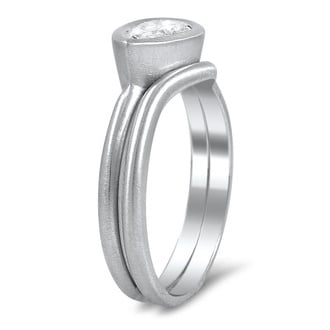 Custom Matte Bezel Diamond Matched Set