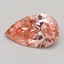 0.52 Ct. Fancy Vivid Pink Pear Lab Grown Diamond