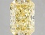 3.10 Ct. Fancy Vivid Yellow Radiant Lab Grown Diamond