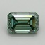 3.18 Ct. Fancy Vivid Green Emerald Lab Grown Diamond