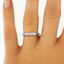 The Taylor Ring, smalltop view on a hand