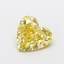 2.11 Ct. Fancy Yellow Heart Lab Grown Diamond