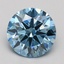 1.95 Ct. Fancy Vivid Blue Round Lab Grown Diamond