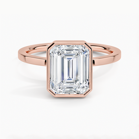 14K Rose Gold Noemi Bezel Ring