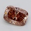 2.53 Ct. Light  Brown Cushion Lab Grown Diamond