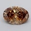 2.05 Ct. Fancy Light  Brown Oval Lab Grown Diamond