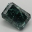 3.22 Ct. Fancy Vivid Green Radiant Lab Grown Diamond