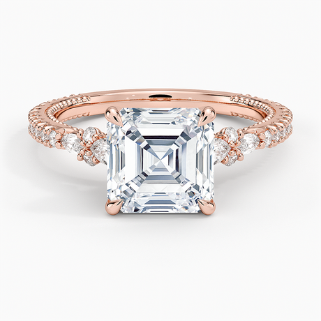 Floral Cluster Diamond Ring
