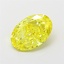 1.27 Ct. Fancy Vivid Yellow Oval Lab Grown Diamond