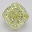 4.07 Ct. Fancy Yellow Cushion Diamond