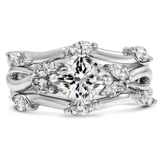 Custom Luxe Woven Vine Bridal Set