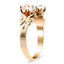 The Michele Ring, smalltop view on a hand