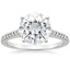 18K White Gold Sonora Diamond Ring, smalltop view