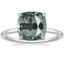 18K White Gold Lumiere 1.5mm Diamond Ring, smalltop view