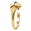 The Singapore Ring, smalltop view on a hand
