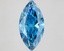 4.0 Ct. Fancy Vivid Blue Marquise Lab Grown Diamond