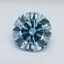 3.01 Ct. Fancy Vivid Blue Round Lab Grown Diamond