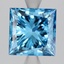 3.06 Ct. Fancy Vivid Blue Princess Lab Grown Diamond