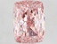 3.08 Ct. Fancy Intense  Pink Cushion Lab Grown Diamond