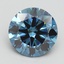 3.00 Ct. Fancy Vivid Blue Round Lab Grown Diamond