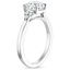 18K White Gold Melody Diamond Ring, smallside view