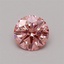 0.42 Ct. Fancy Vivid Pink Round Lab Grown Diamond