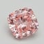 5.00 Ct. Fancy Intense Pink Cushion Lab Grown Diamond