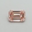 1.03 Ct. Fancy Intense Pink Emerald Lab Grown Diamond