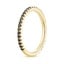 18K Yellow Gold Luxe Ballad Black Diamond Ring (1/4 ct. tw.), smallside view
