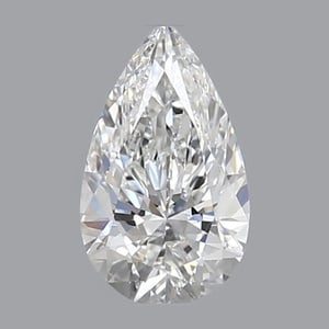 Pear diamond — real photo